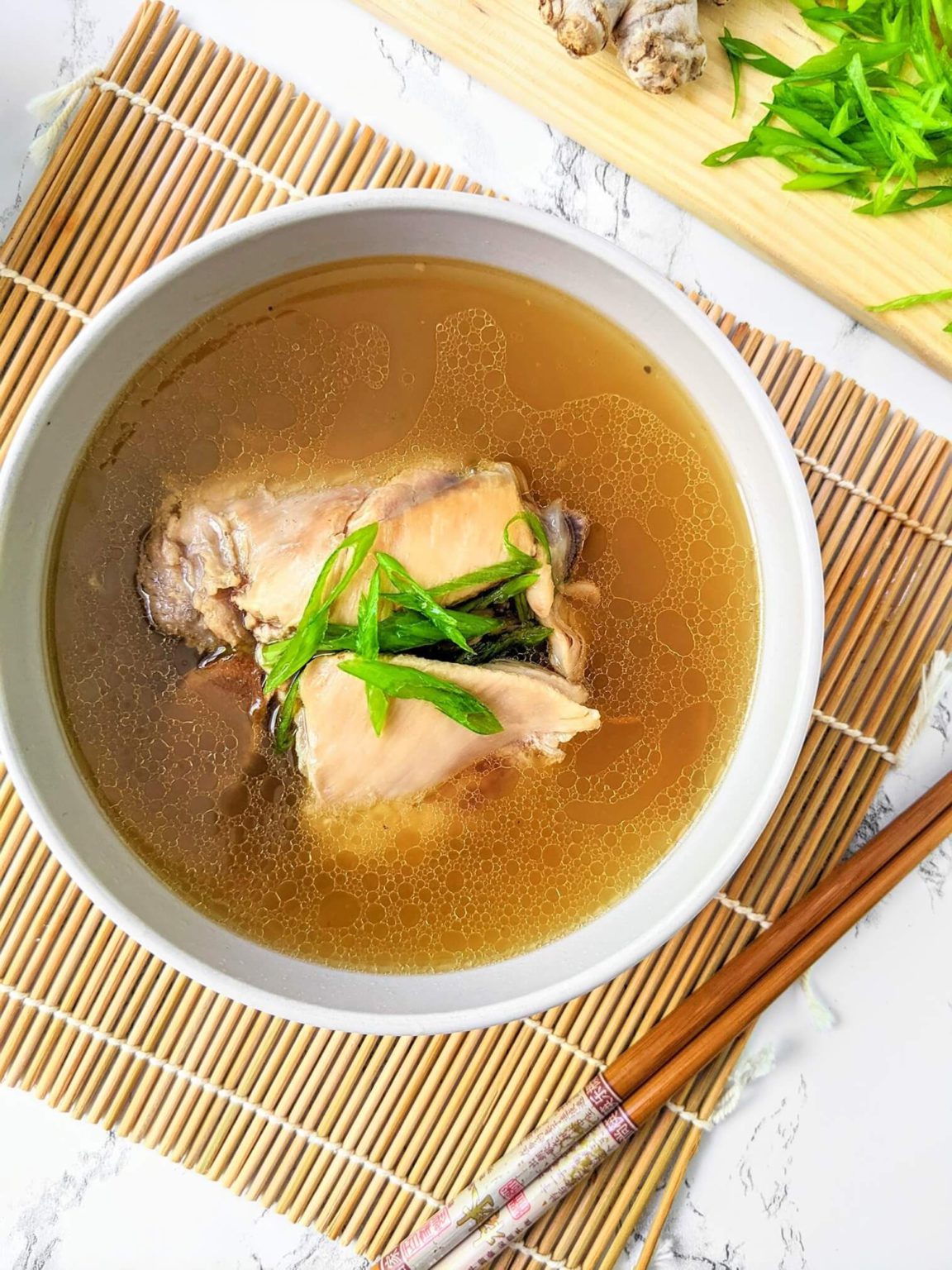 Taiwanese Sesame Oil Chicken Soup (麻油雞湯) - Assorted Eats